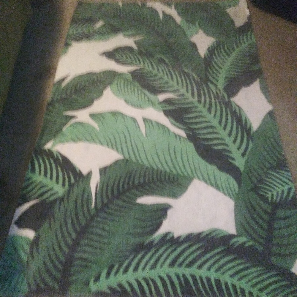 PAIR OF 2, 5' X 3' PALM RUGS